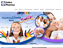 Tablet Screenshot of indus-pharma.com